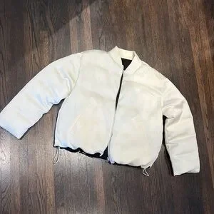 Maje Jackets Coats Maje Reversible Satin Bomber Jacket